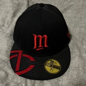minnesota twins fitted baseball cap
